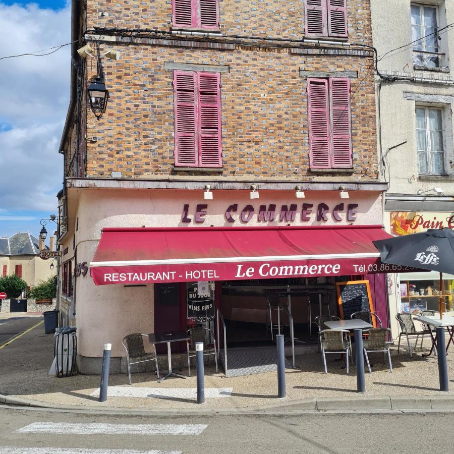 Le Commerce Hotel Pont-Sur-Yonne ภายนอก รูปภาพ